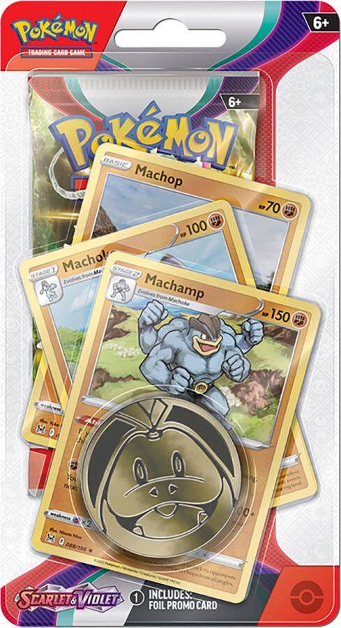 Pokémon Scarlet & Violet Premium Checklane: Machamp Kaarten