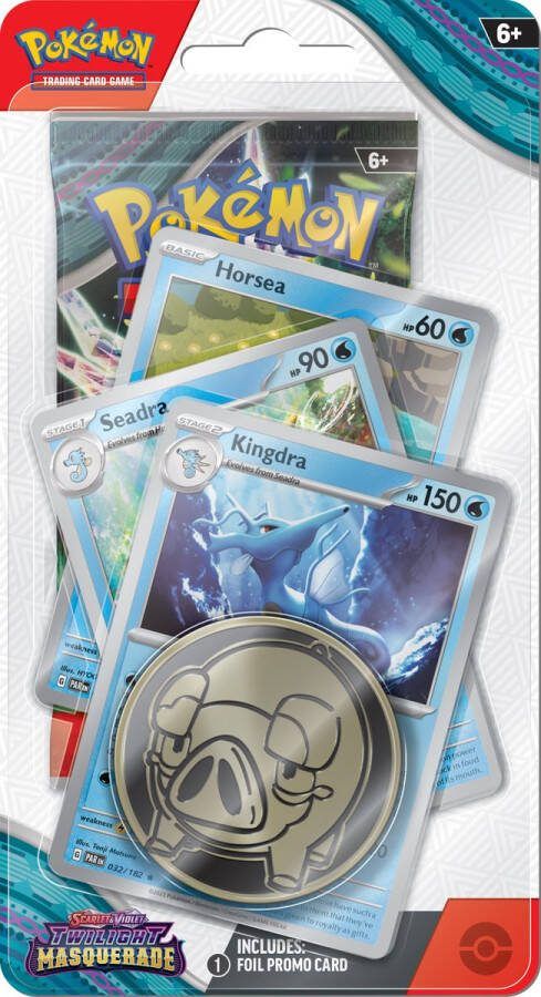 Pokémon Scarlet & Violet Twilight Masquerade Premium Checklane Kingdra Kaarten