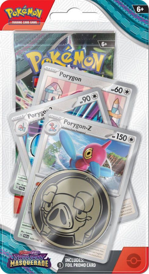 Pokémon Scarlet & Violet Twilight Masquerade Premium Checklane PorygonZ Kaarten