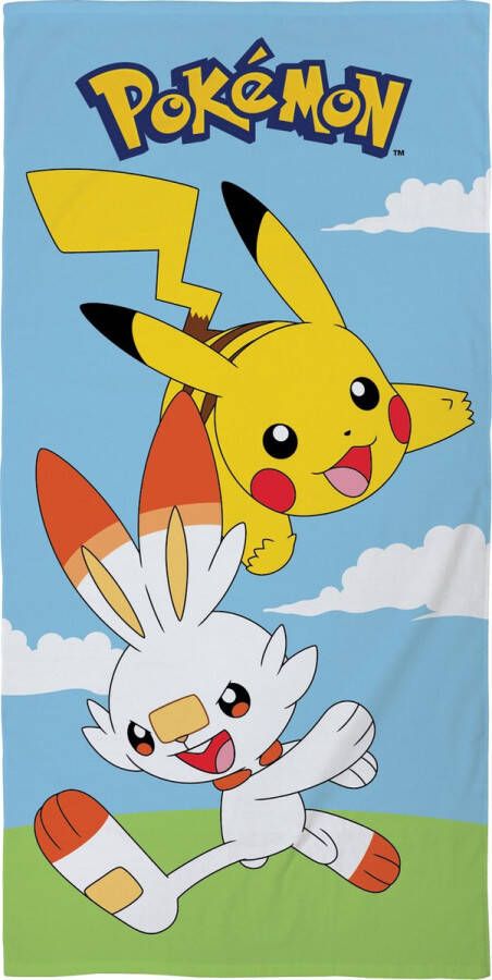 Pokémon Strandlaken Scorbunny 70 x 140 cm Katoen