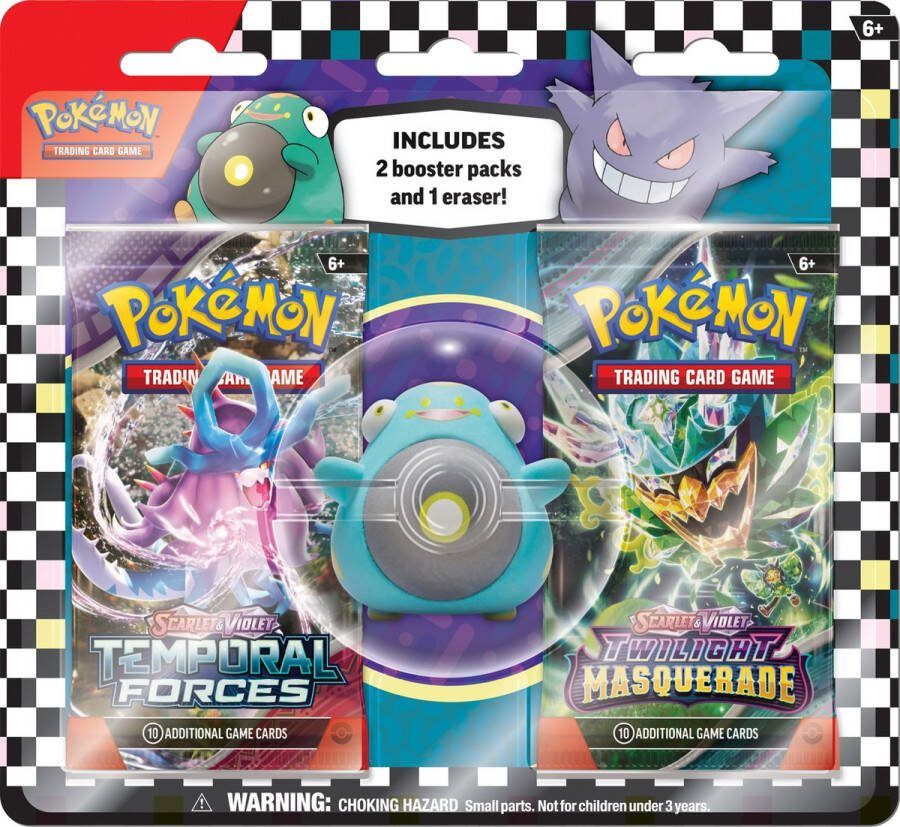 Pokémon Summer 2024 Eraser Blister Bellibolt Trading Cards Kaarten