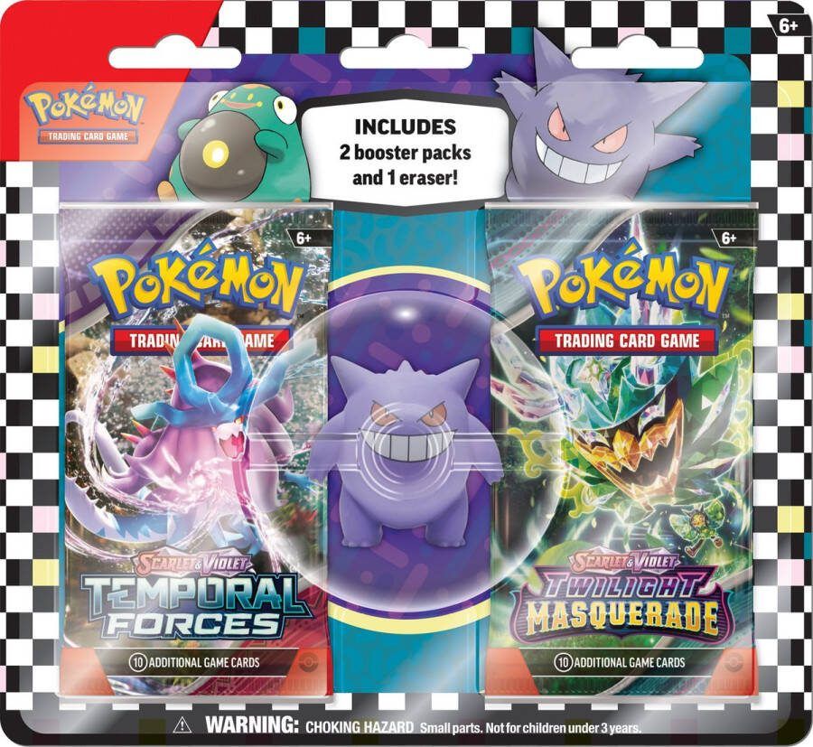 Pokémon Summer 2024 Eraser Blister Gengar Trading Cards Kaarten