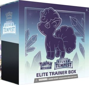 Pokémon Sword & Shield: Silver Tempest Elite Trainer Box Kaarten