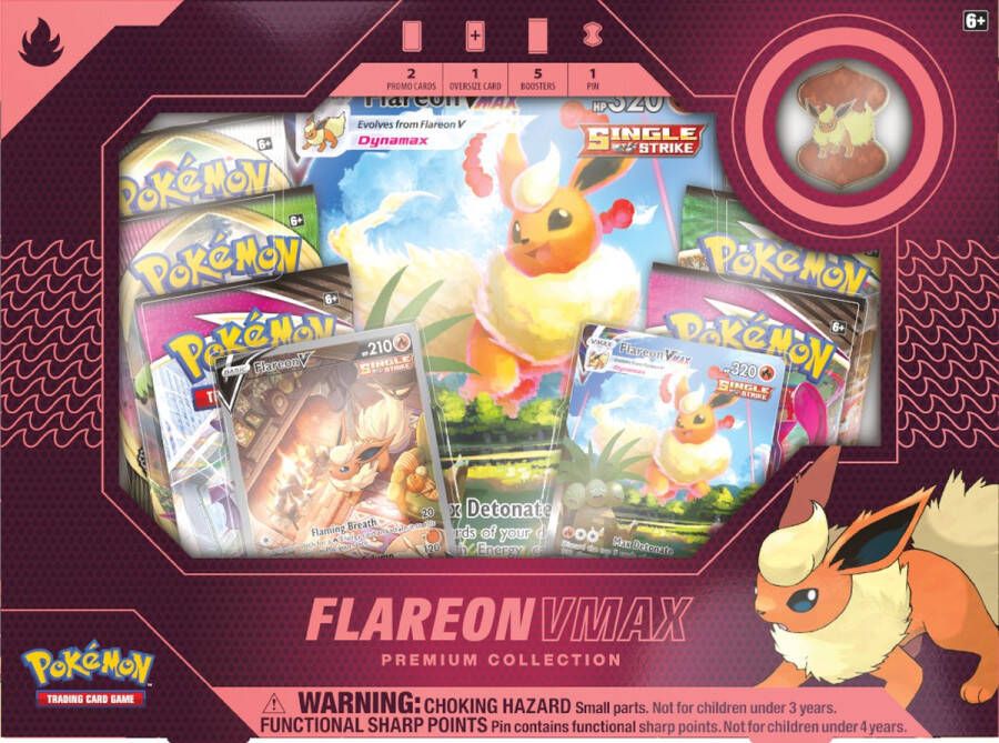 Pokémon TCG VMax Premium Collection Flareon Vaporeon of Jolteon