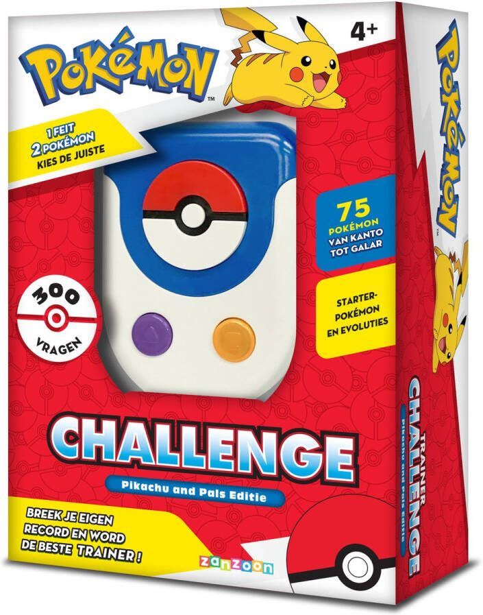 Pokémon Trainer Challenge raadspel trivia spel Inclusief 300 vragen