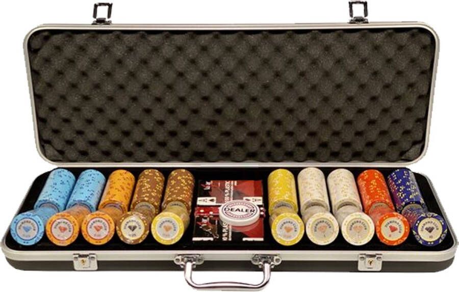 Poker Merchant Pokerset Diamond Club 500 Clay Composite Cash Game