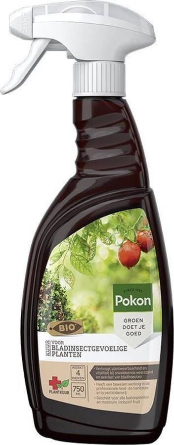 Pokon Bio Kuur voor Weerbare en Gezonde Planten Spray 750ml Verhoogt plantweerbaarheid Geschikt voor buitenplanten moestuinplanten en fruitbomen