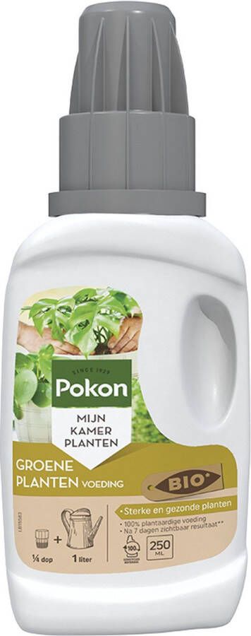 Pokon Bio Groene Planten Voeding 250ml Plantenvoeding (bio) 7ml per 1L water