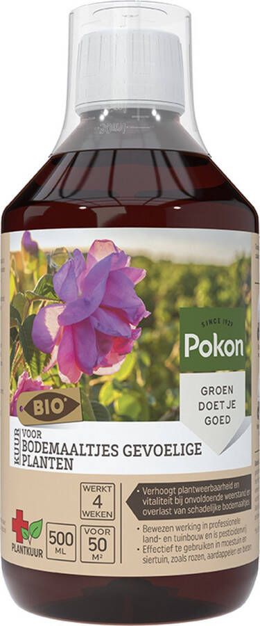 Pokon Plantkuur Bodemaaltjes Voor Gevoelige Planten Bio Concentraat 500ml