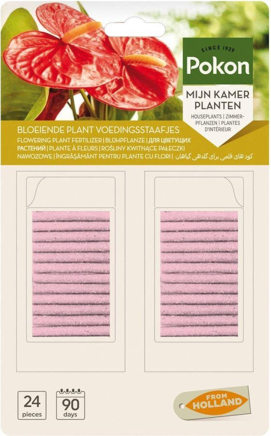Pokon Bloeiende Planten Voedingsstaafjes 24st Plantenvoeding Meststofstaafjes