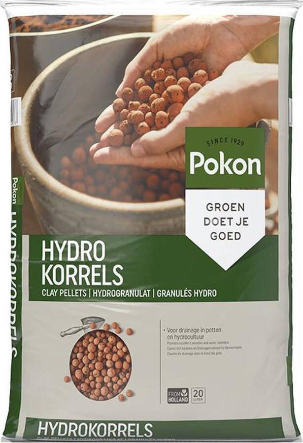 Pokon Hydrokorrels 20l Kleikorrels Goed voor drainage