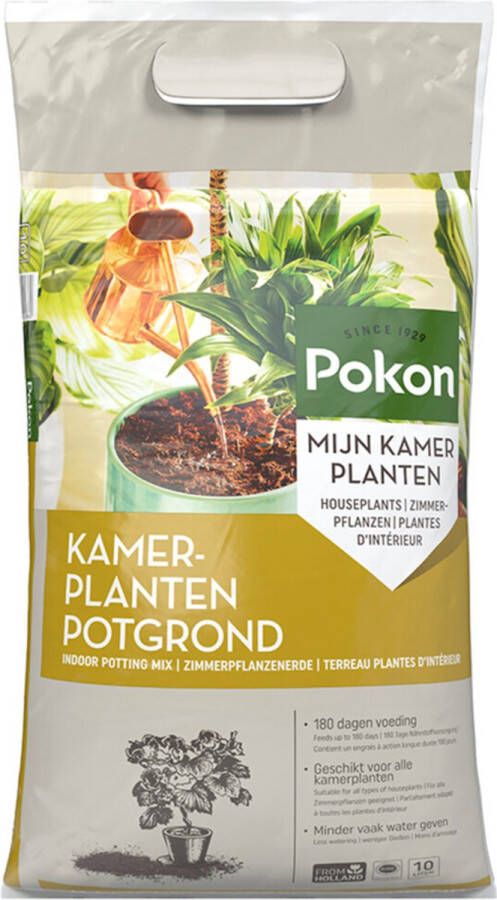 Pokon Kamerplanten Potgrond 10l Potgrond (kamerplant) 6 maanden voeding