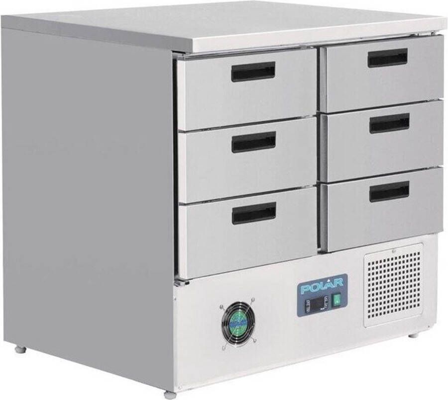 Polar G-Serie Koelwerkbank Met 6 Lades 240l FA440 Horeca & Professioneel