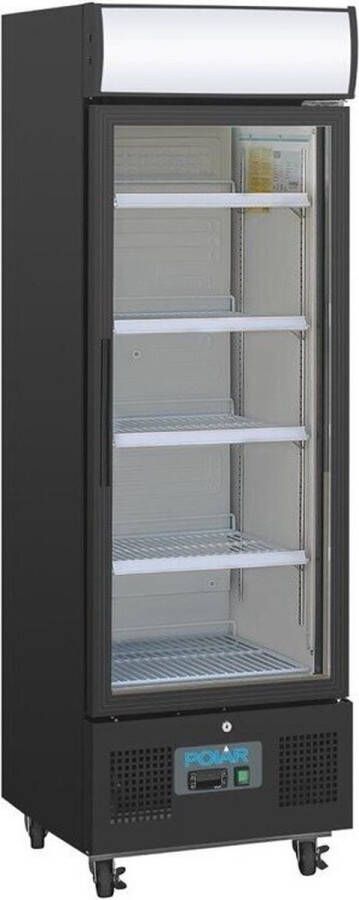 Polar G-Series Rechtopstaande Display Koeling 218Ltr Zwart GH426 Horeca & Professioneel