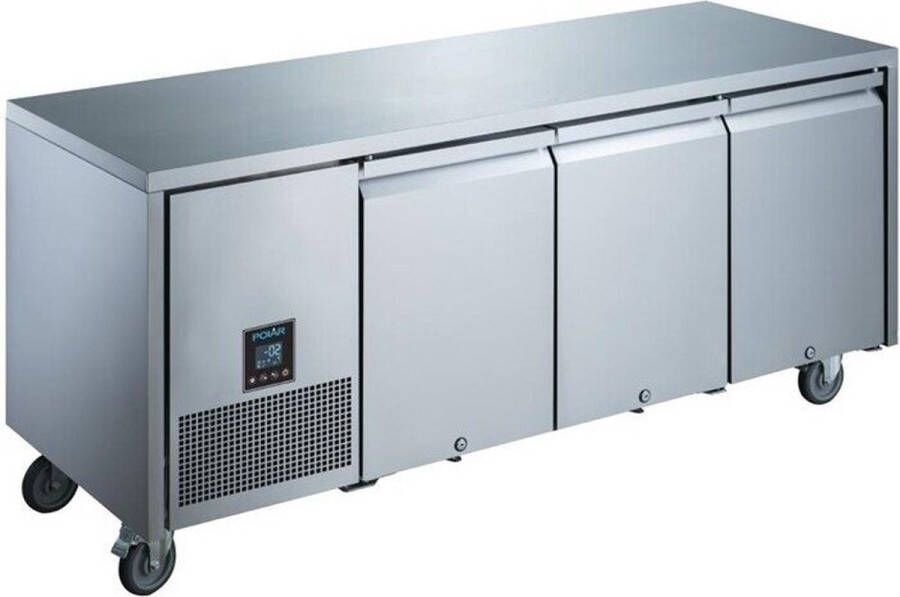 Polar U-Serie Driedeurs Koelwerkbank 420L UA007 Horeca & Professioneel