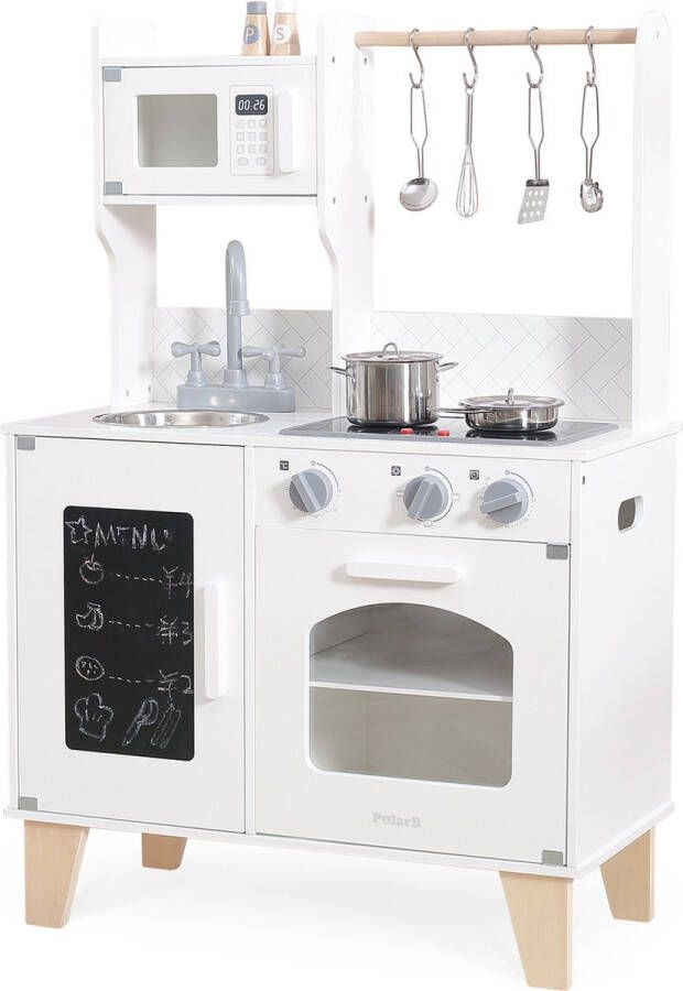 PolarB Houten Speelkeuken Wit