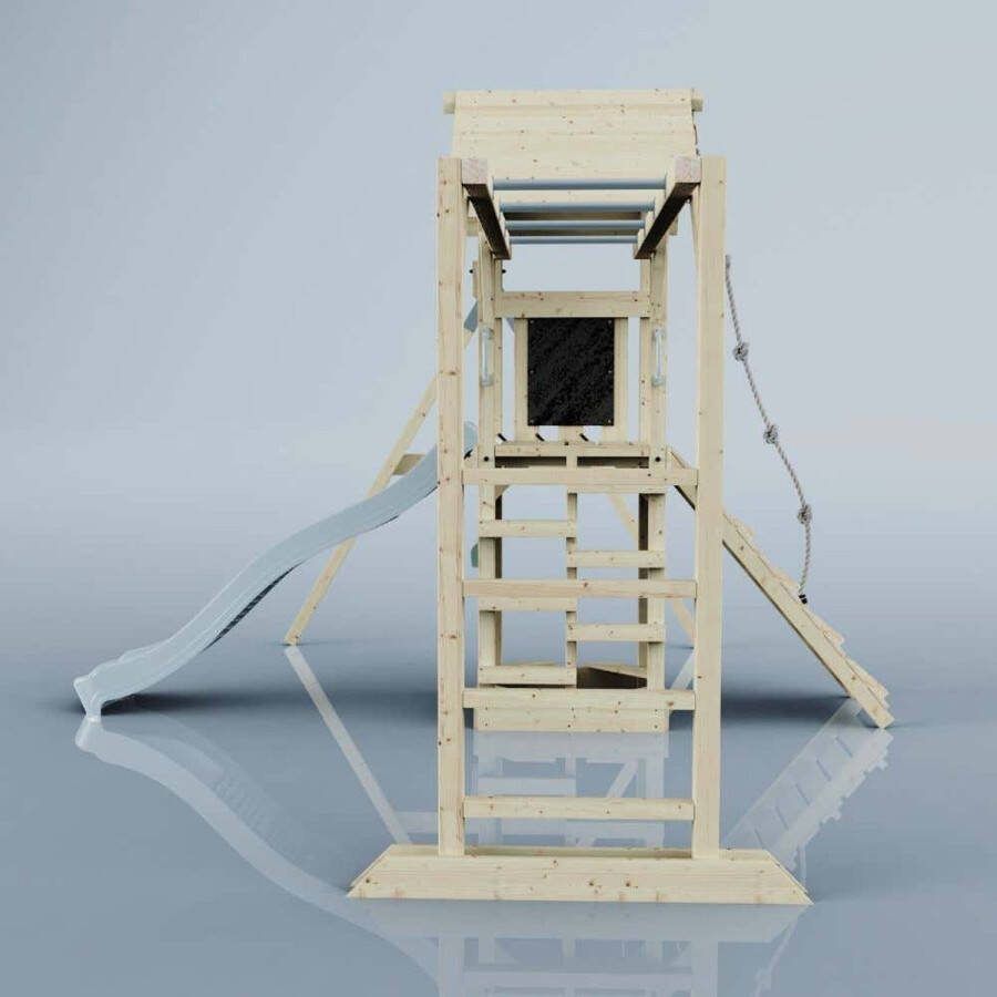 PolarPlay speeltoren Malmö met 220 cm glijbaan Ijsblauw
