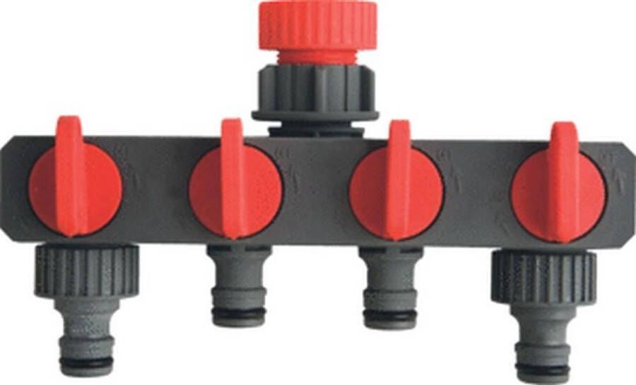 Polet Kraanstuk 4 uitgangen 3 4"-1" in blister