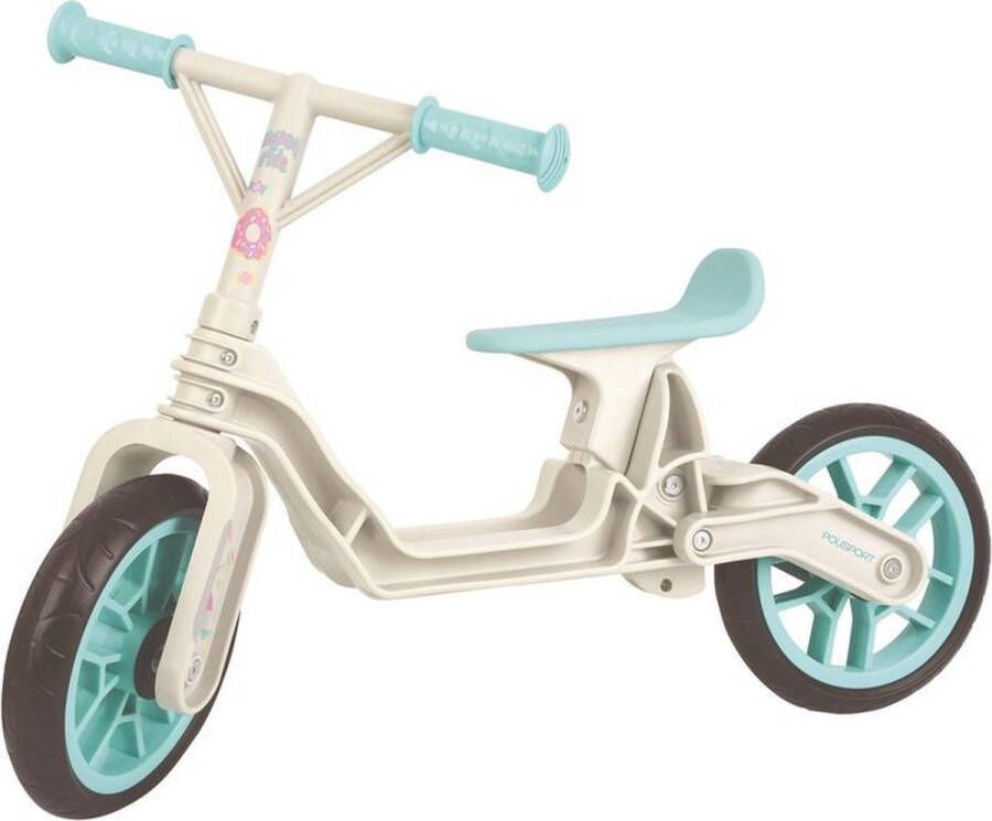 Polisport Loopfiets met 2 wielen Balanca Bike loopfiets 10 Inch Junior Crème Wit