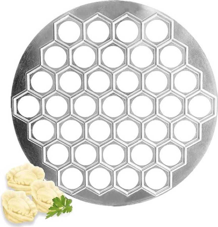 PolkaHome Dumplings Ravioli Mold Gereedschap Dumpling Pastry Maken Keuken deegpers 37 gaten Dumpling Maker Deegzakken Uitsteekvorm Dumpling Maker Gereedschap voor het koken bakken