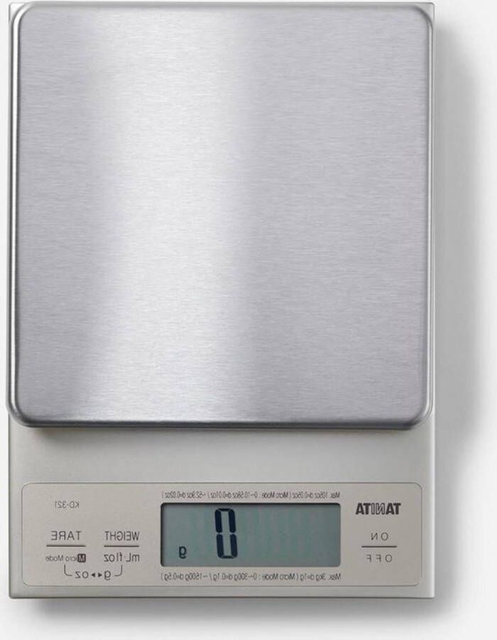 PolkaHome Keukenweegschaal 3 kg met fijne verdeling 01 g 3 kilo weegschaal voor keukengebruik