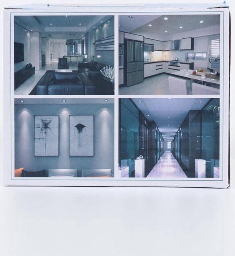 PolkaHome Mini LED inbouwspot 10X 1W met transformator steeksysteem inbouwspot plafondspots inbouwverlichting inbouwframe koud wit rond energieklasse A+++