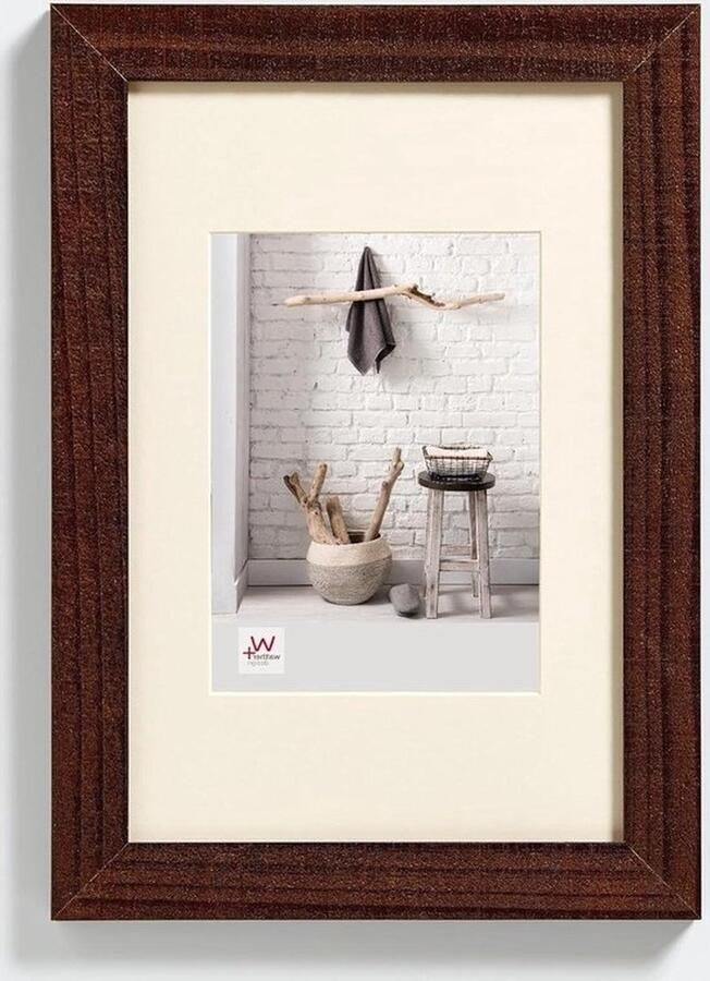 PolkaHome Ontwerp Houten Fotolijst 40 x 50 cm Walther HO050N Home Walnoot