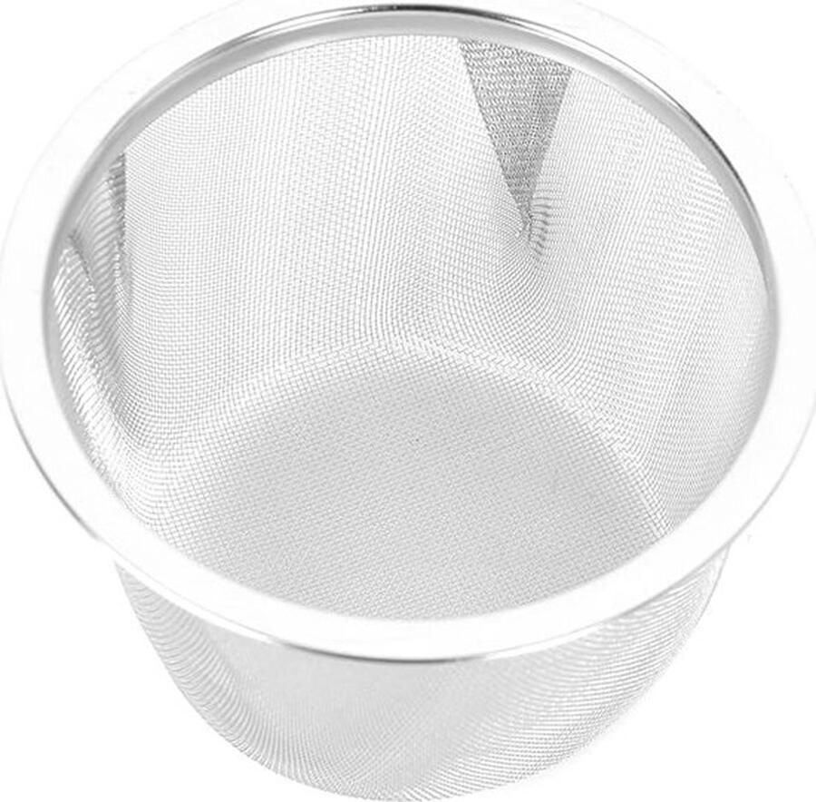 PolkaHome Theeservies van gietijzer theepot 1 l met afneembare zeef theepot met onderzetter theepotset in vintage design voor het bereiden van losse thee crème