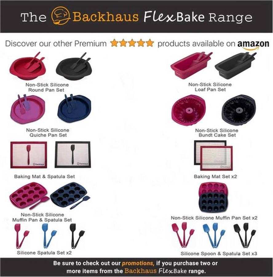 PolkaHome Premium FlexBake siliconen bakmat 2 stuks Herbruikbare bakonderlegger BPA-vrij 40 x 30 cm zwart bordeaux