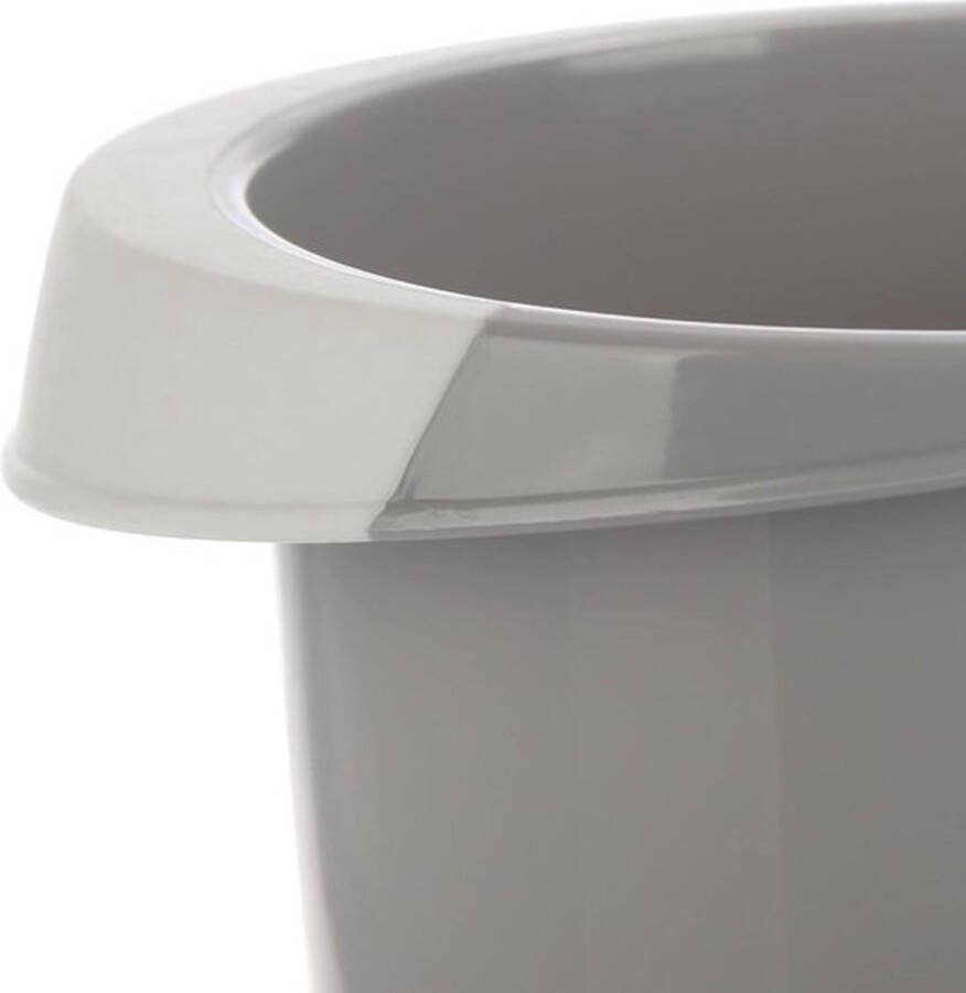 PolkaHome Set van 3 mengkommen kom in 3 maten deegkom met stopbasis schenker en antisliphandgreep [selectie varieert] (3 stuks varieert)