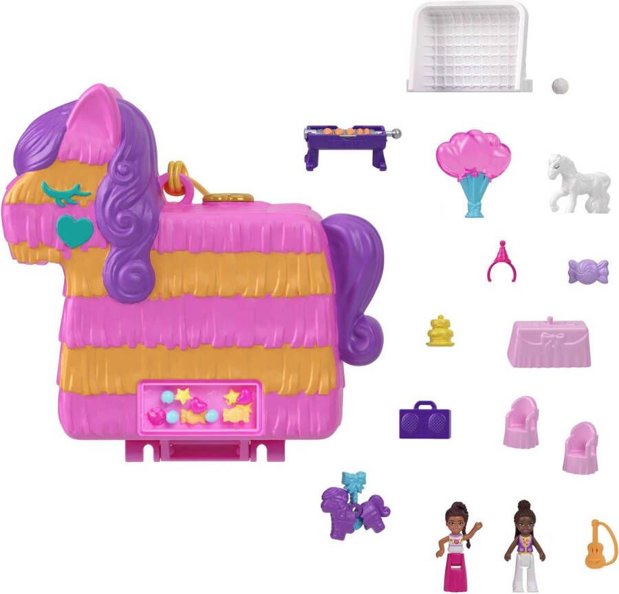 Polly Pocket Compacte Speelset Piñatafeestje