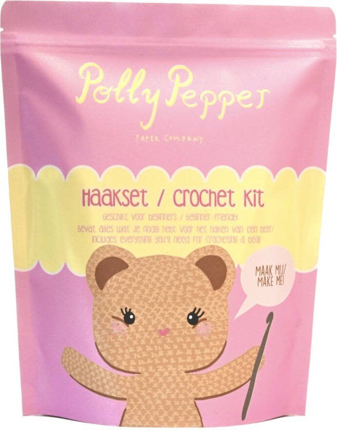 PollyPepper ™ Beer compleet haakpakket amigurumi geschikt voor beginners starterspakket haken voor beginners