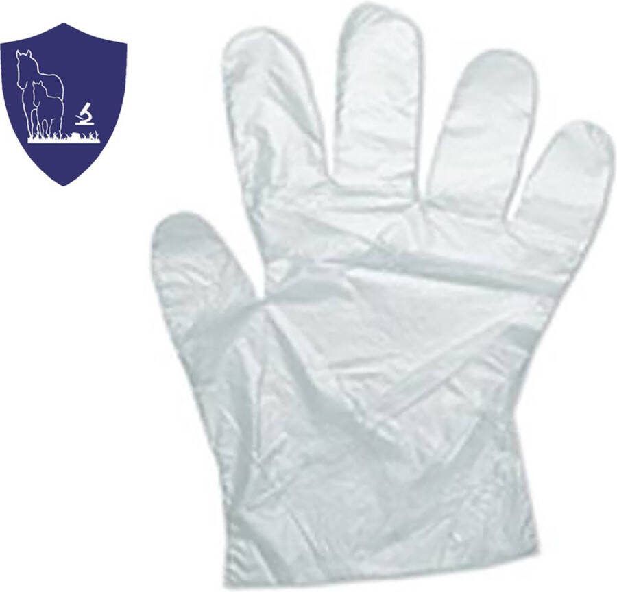 Polyco Polyethyleen wegwerphandschoenen poedervrij (L) 100stuks