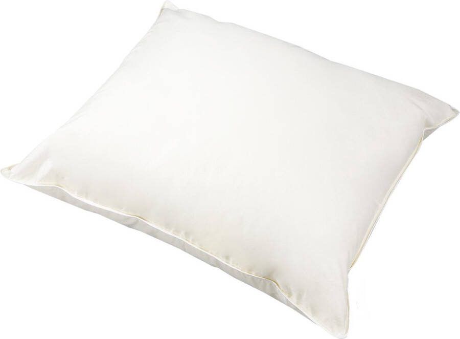 Polydaun hoofdkussen Kapok First Nature Stevig 60x70 cm Wit