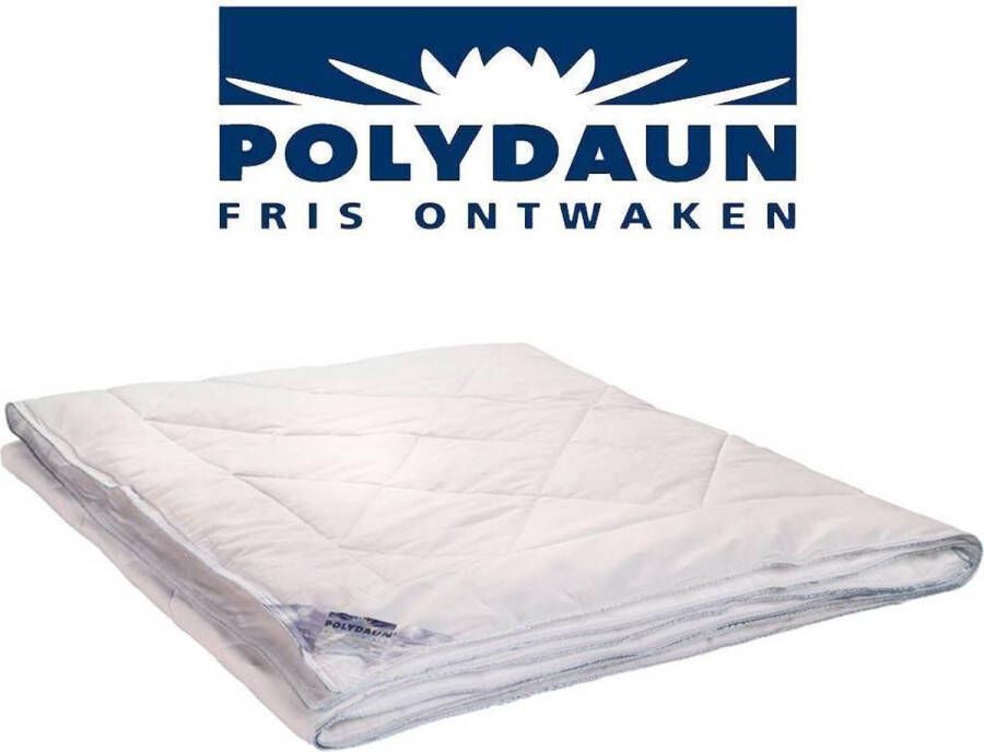 Polydaun Katoen Zomerdekbed Eenpersoons 140x200 cm Wit