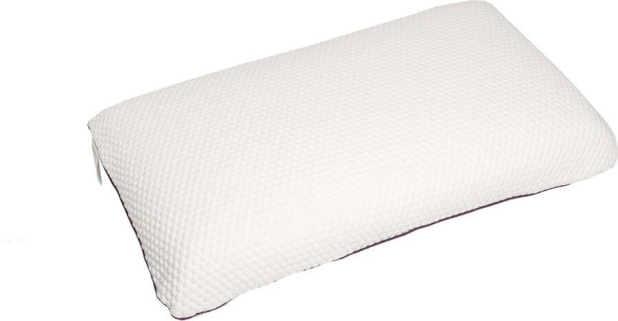Polydaun hoofdkussen Malmo Latex Medium 70x40x15 cm Leen Bakker