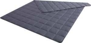 Polydaun Verzwaringsdeken dekbed kalmeert katoenen tijk 140x200 cm grijs