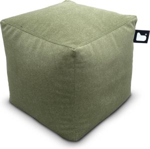 Polyester Extreme Lounging b-box indoor suede moss poef