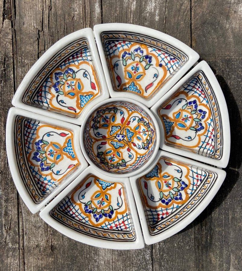 Pomme Chatelaine.NL Tapasschaal handbeschilderd