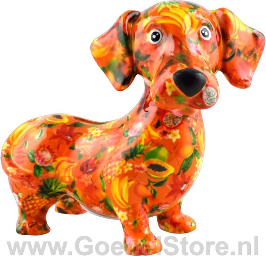 Pomme Pidou Spaarpot Hond Teckel Dennis Medium 003