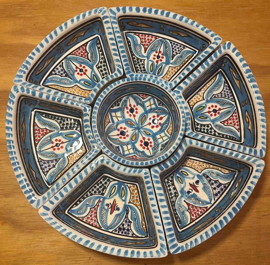 Pommechatelaine.nl Tapasschaal blauw groot
