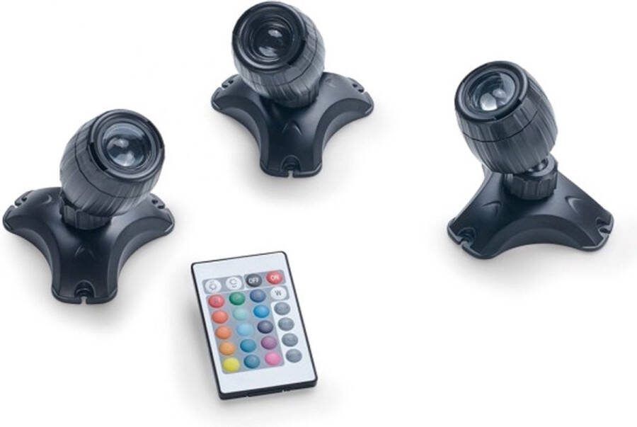 Pontec PondoStar LED RGBW Set 3 vijververlichting tuinverlichting