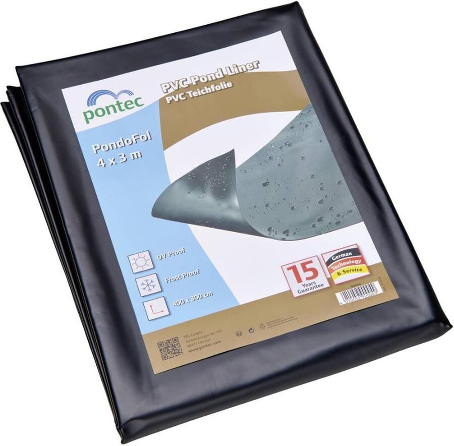 Pontec PVC vijverfolie voorverpakt 4 x 3 meter
