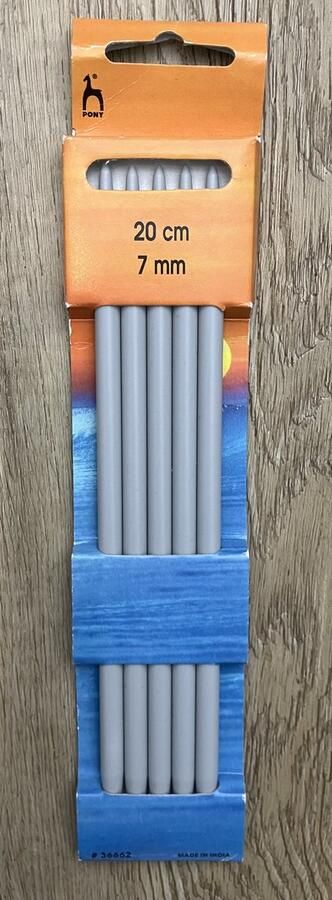 Pony breinaald 7 mm 20 cm sokkennaalden 5 stuks