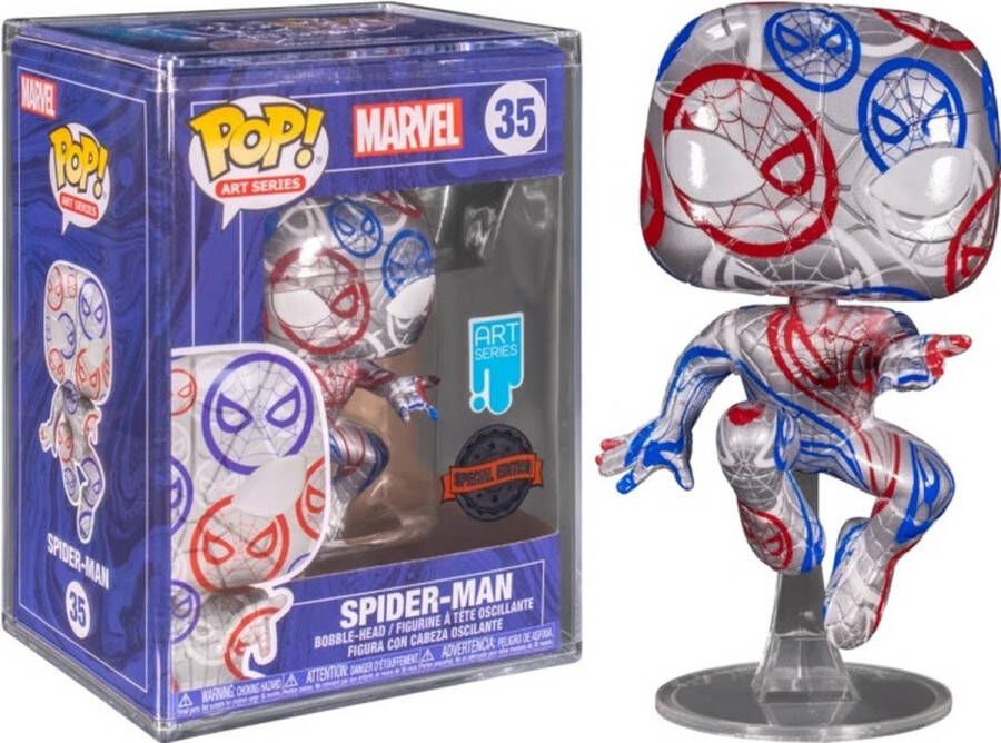 Marvel POP N° 35 Spider-Man Patriotic Age Artist Series Exclusive