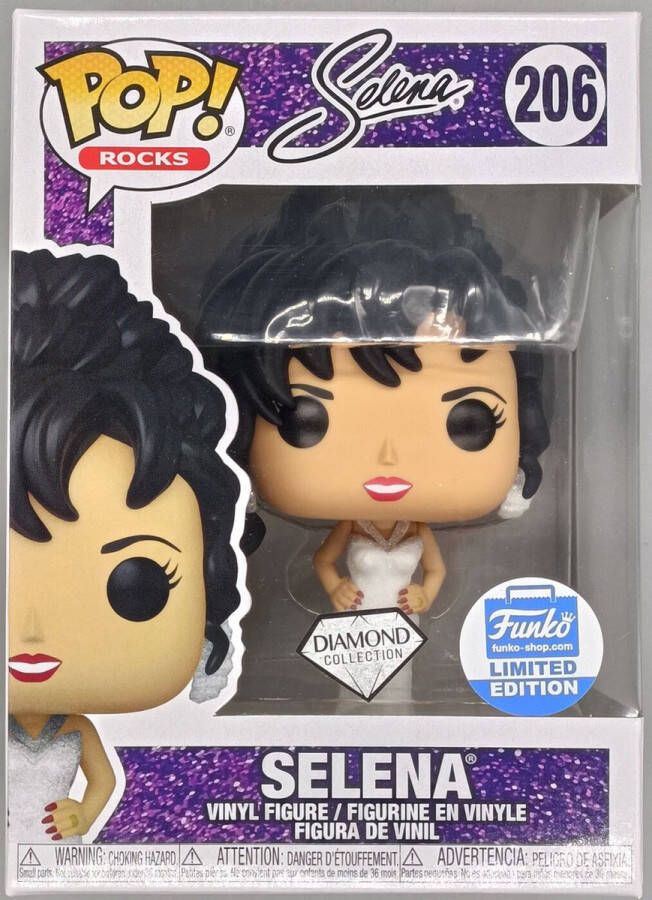 Pop! Funko pop Rocks #206 Selena Diamond Collection Exclusive 206 pop!