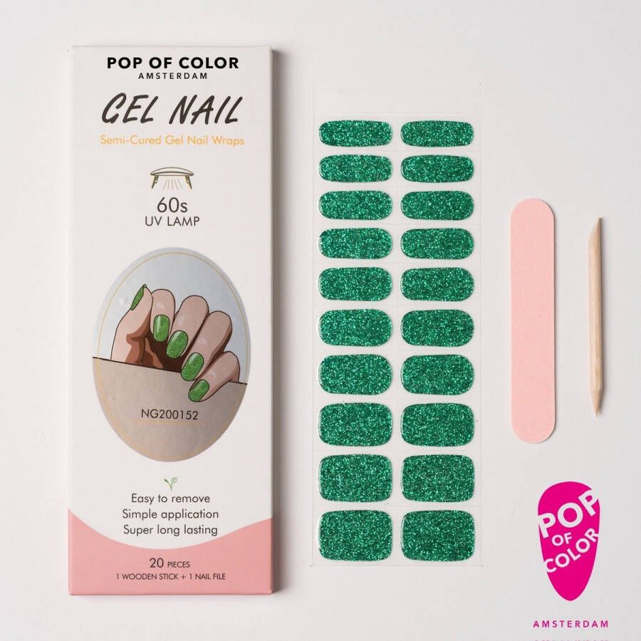 Pop of Color Amsterdam Ghetto Supastar Gel nail wraps Gel nail stickers Nagel wraps Nagel stickers