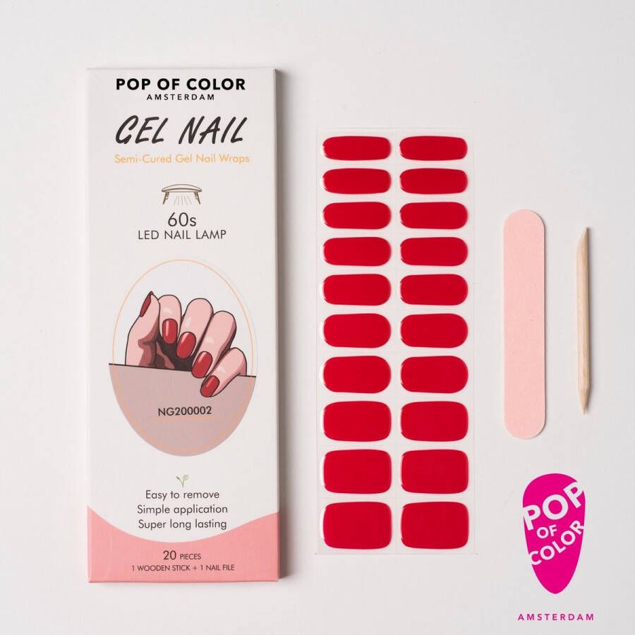 Pop of Color Amsterdam Like a Virgin Gel nail wraps Gel nail stickers Gel nail foil Nail stickers Gel nagel wraps Gel nagel Stickers Nagel Wraps Nagel stickers