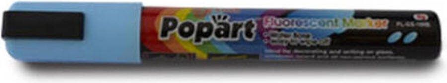 Popart Krijtstiften 5mm blauw
