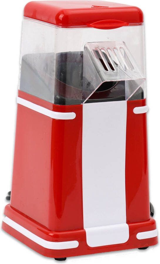 PopMagic Popcorn Machine Popcornpan Popcornmaker Popcorn Mais 1200W Rood